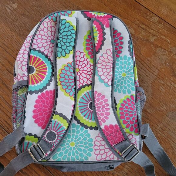 Thirty-One Bubble Bloom Backpack book bag Hostess Exclusive "A" colorful EUC - Picture 8 of 12